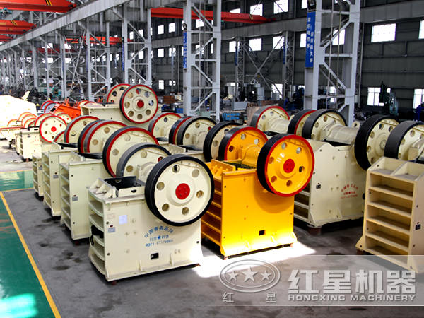 顎式破碎機(jī)車間圖