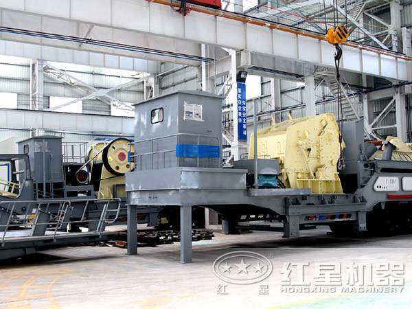 移動式碎石粉碎機