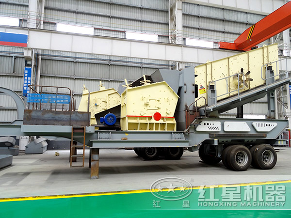 反擊破＋移動(dòng)式破碎機(jī)組合