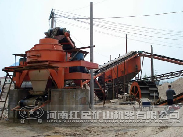 頁巖制砂機生產(chǎn)現(xiàn)場