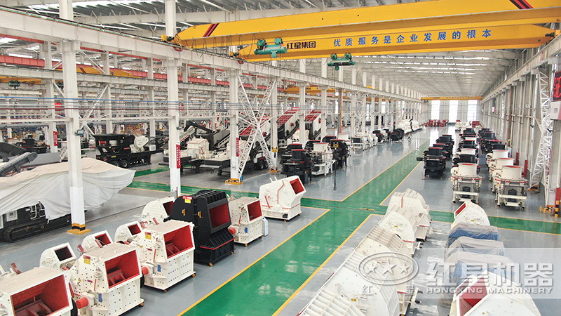 紅星機器小型制砂設(shè)備車間現(xiàn)貨，型號全