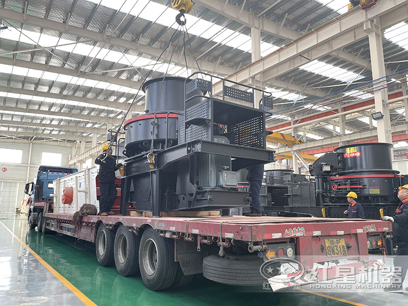 沖擊式制砂機車間發(fā)貨