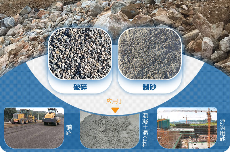 小型石頭破碎機(jī)應(yīng)用