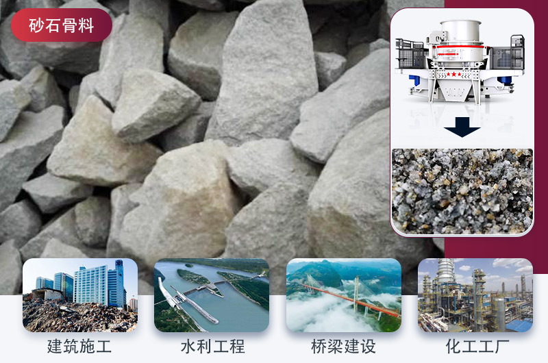 機制砂應(yīng)用于各種行業(yè)