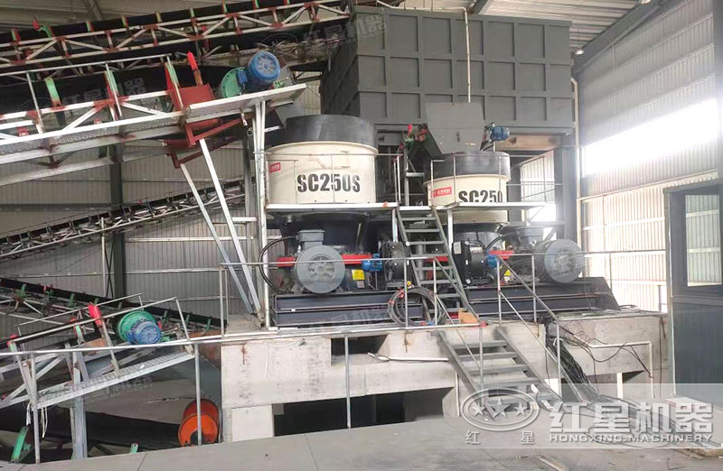 石英砂圓錐破用于中細(xì)碎，參考報價30萬起