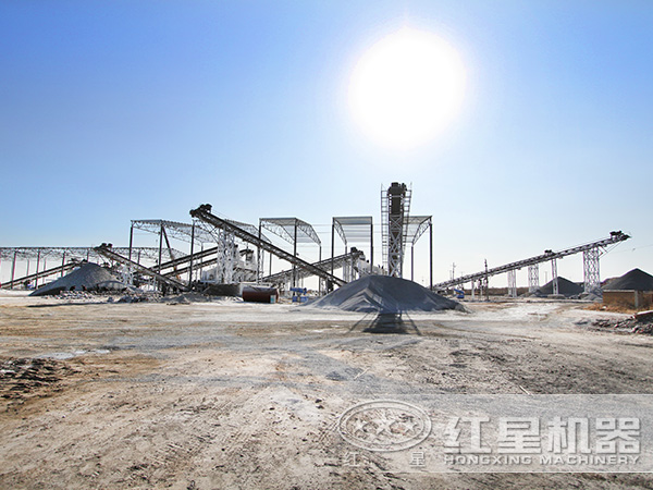 石料廠生產(chǎn)線現(xiàn)場(chǎng)圖