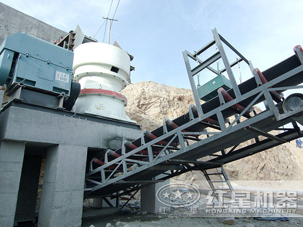 單缸圓錐破碎機石料生產(chǎn)線