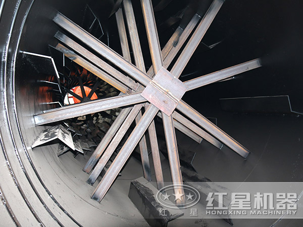 鋁土礦粉烘干機內(nèi)部結(jié)構(gòu)