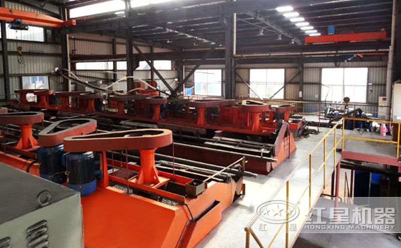 浮選機(jī)現(xiàn)場圖