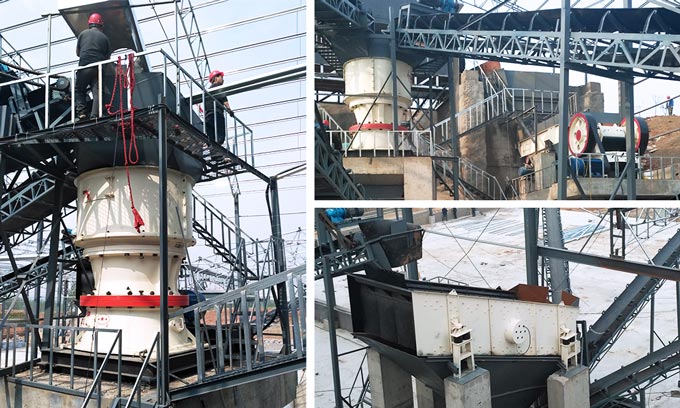 單缸圓錐破碎機現(xiàn)場實拍