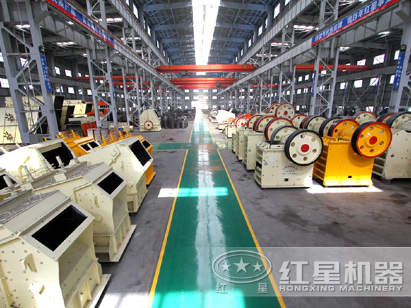 環(huán)保石頭粉碎機(jī)廠區(qū)圖