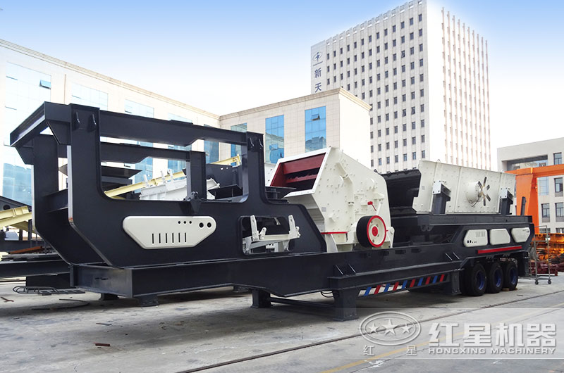 輪胎移動破碎機，行走自由，不傷路面