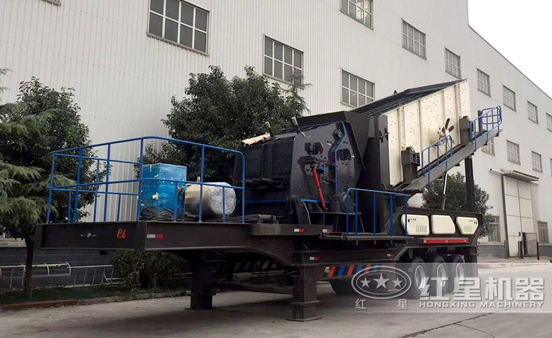 移動反擊式破碎機廠區(qū)圖