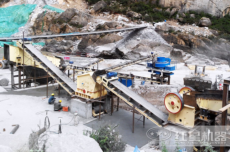 傳統(tǒng)制沙生產(chǎn)線