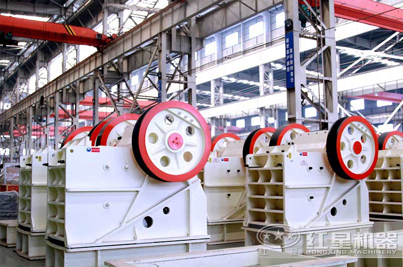 褐煤顎式破碎機(jī)車間高清圖