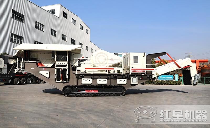 履帶式移動破碎站實拍