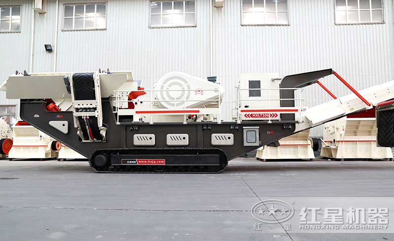 履帶式移動(dòng)破碎站