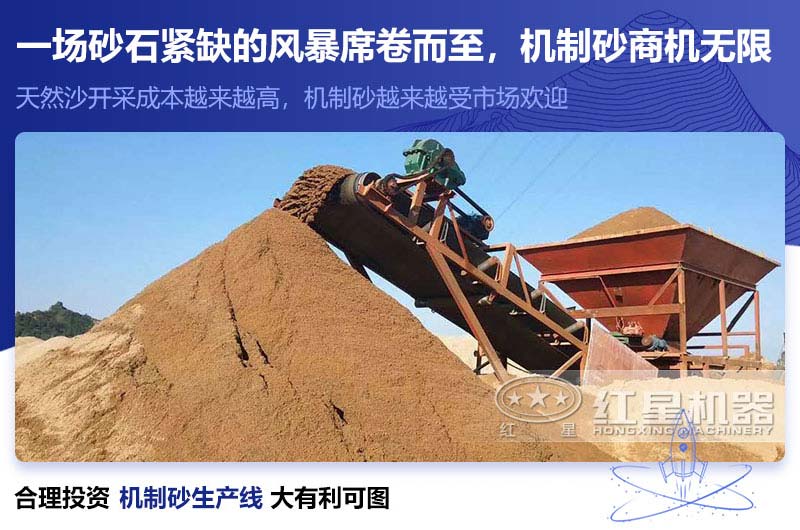 機制砂生產線大有利可圖