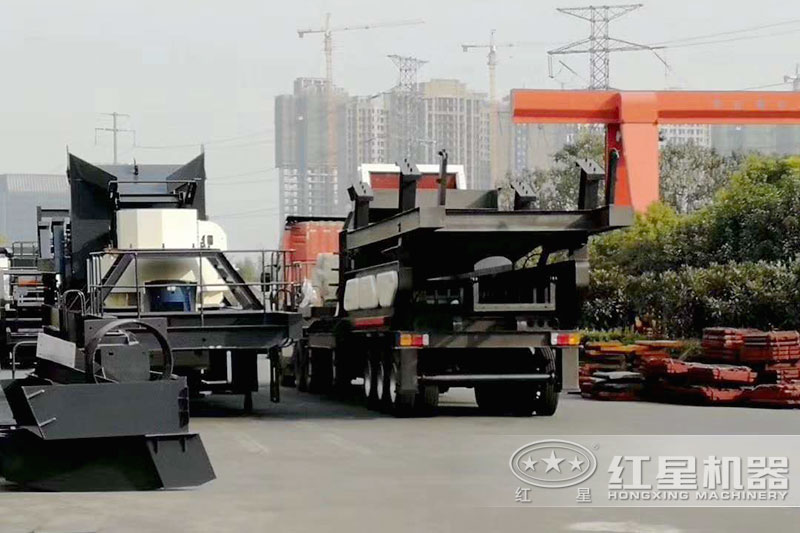 搭載VSI制砂機(jī)的移動制砂機(jī)發(fā)貨