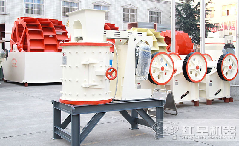 立軸制砂機現(xiàn)場實拍