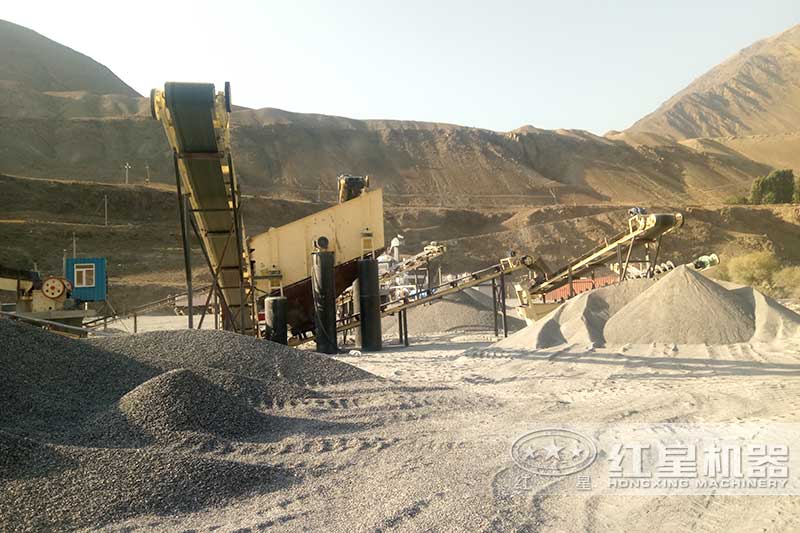 玄武巖破碎現(xiàn)場