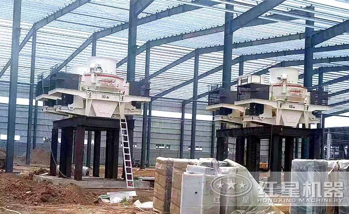 配套使用的4臺破沙機(jī)