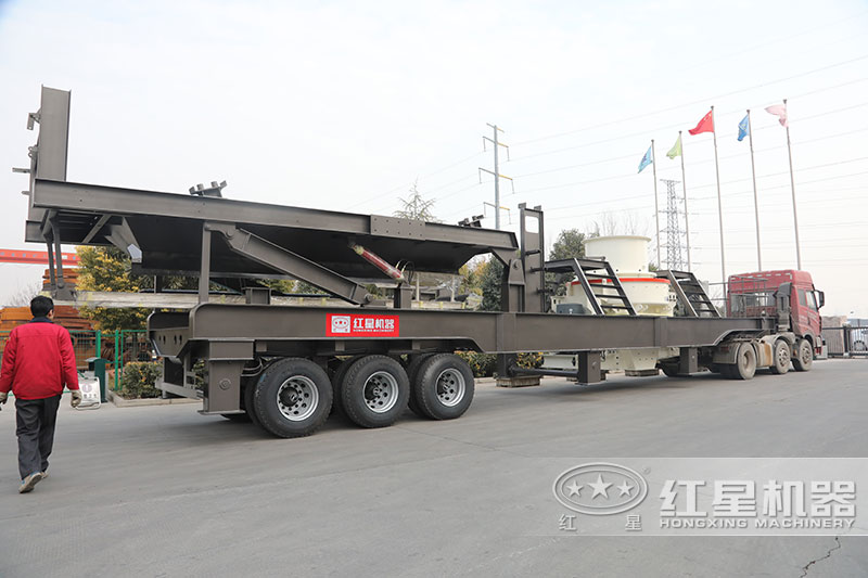 紅星移動制砂機(jī)發(fā)貨