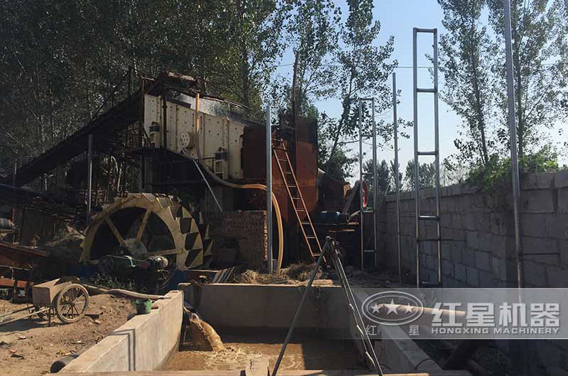 洗沙廠現(xiàn)場(chǎng)