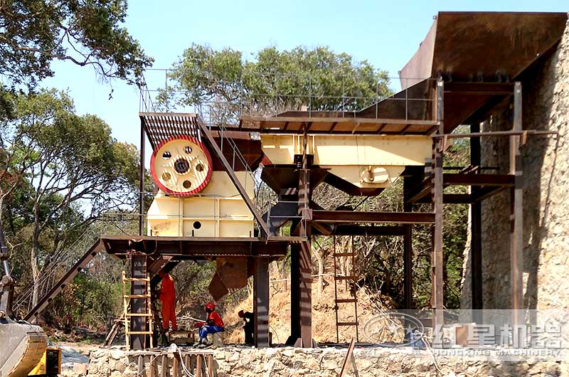 PE1200*1500鄂破機(jī)現(xiàn)場(chǎng)