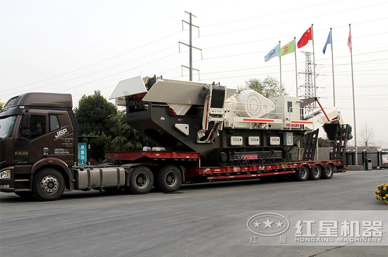 履帶移動(dòng)顎式破碎機(jī)