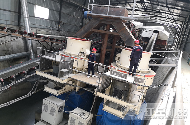 制砂機生產(chǎn)現(xiàn)場圖6