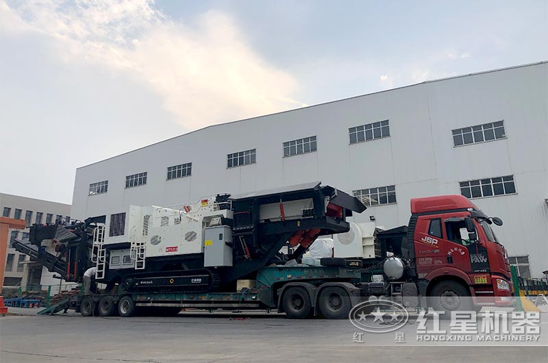 日產(chǎn)300方聯(lián)合式移動(dòng)破碎站，你敢想它敢干