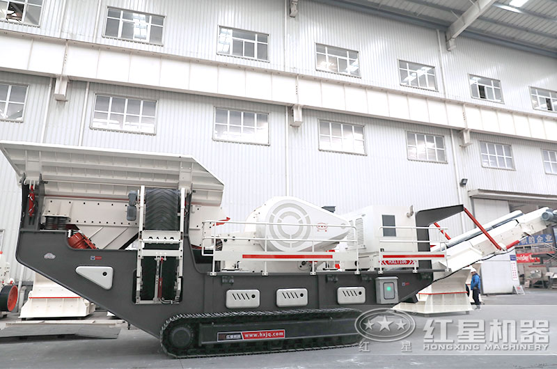 履帶式移動(dòng)破碎站，智能環(huán)保