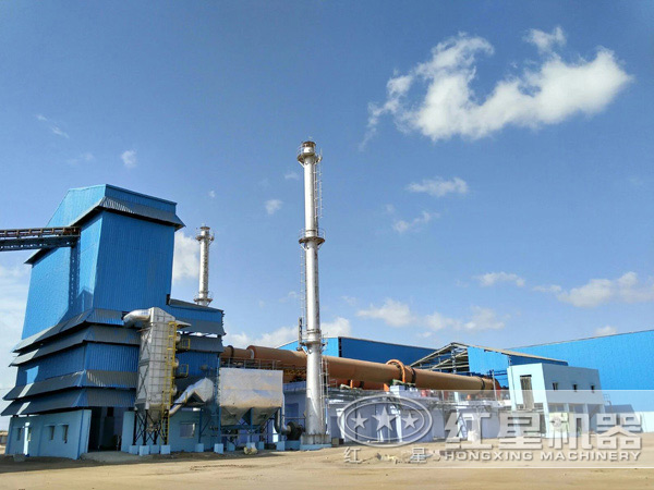 陶粒砂回轉(zhuǎn)窯現(xiàn)場實(shí)拍展示圖