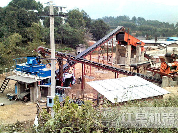 制砂機現(xiàn)場圖